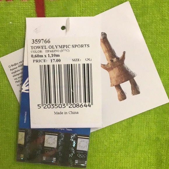 2 VINTAGE 2004 ATHENS OLYMPICS SPORTS TOWEL - Picture 5 of 13